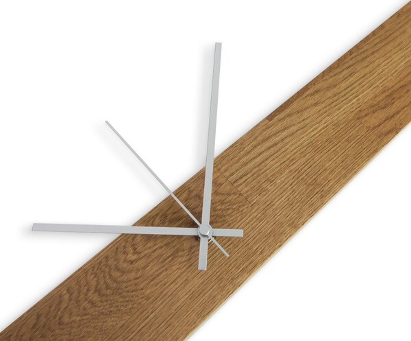 Nástenné hodiny do moderného interiéru | AIHO: Farba čierna RAL 9005 60x8cm (23.6x3.15in) 4631-107891 MAS020-3072-BLACK-60x8
