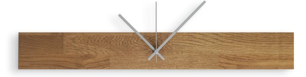 Nástenné hodiny do moderného interiéru | AIHO: Farba čierna RAL 9005 60x8cm (23.6x3.15in) 4631-107891 MAS020-3072-BLACK-60x8