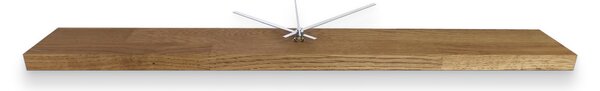 Nástenné hodiny do moderného interiéru | AIHO: Farba čierna RAL 9005 60x8cm (23.6x3.15in) 4631-107891 MAS020-3072-BLACK-60x8