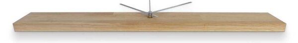 Škandinávske dubové hodiny, moderná dekorácia | QOGOP: Farba strieborná 60x8cm (23.6x3.15in) 4628-107871 MAS020-3041-SILVER-60x8cm