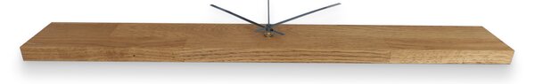 Nástenné hodiny do moderného interiéru | AIHO: Farba čierna RAL 9005 60x8cm (23.6x3.15in) 4631-107891 MAS020-3072-BLACK-60x8