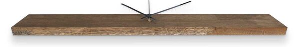 Minimalistické hodiny z prírodného dreva | HOKAI: Farba čierna RAL 9005 60x8cm (23.6x3.15in) 4632-107898 MAS020-3073-BLACK-60x8