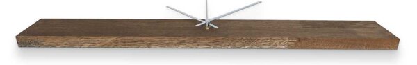 Minimalistické hodiny z prírodného dreva | HOKAI: Farba čierna RAL 9005 60x8cm (23.6x3.15in) 4632-107898 MAS020-3073-BLACK-60x8