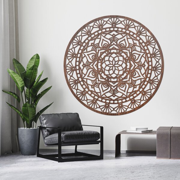 Elegantná drevená mandala kvet života | AFORDI: HDF - Javor 20 cm 4666-109892 HDF0507-akcia20