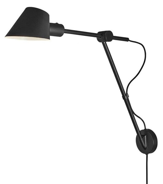 Nástenné Svietidlo DFTP by Nordlux, Čierna, Obývacia izba, Hliník