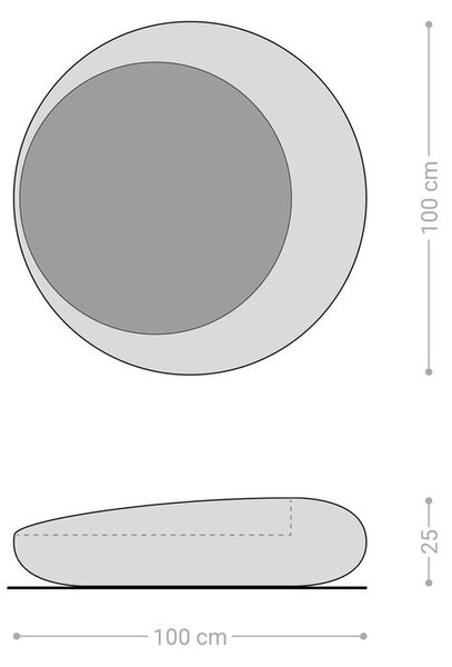 DELIFE Konferenčný stolík Blaise 100x100 cm metalická strieborná s reliéfnym sklom sivá
