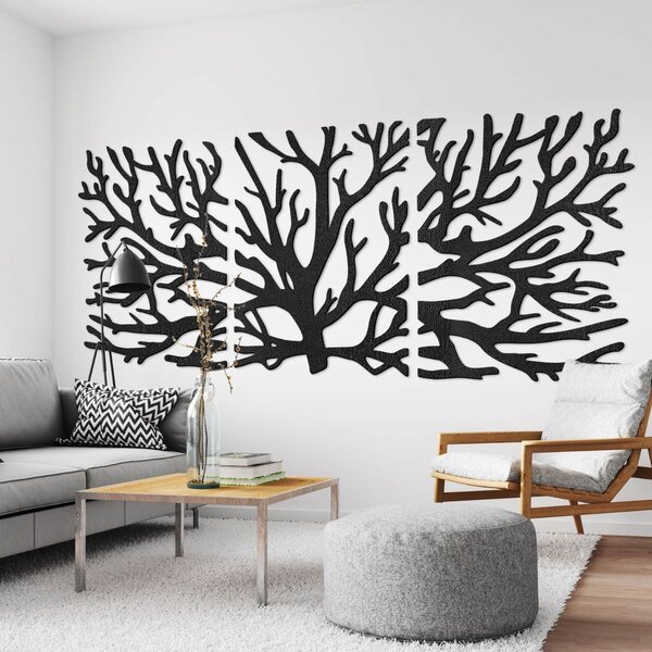 Trojdielny obraz na stenu konáre moderné vetvy stromu | DRNDO: HDF - Javor 50 x 20 cm 4678-110927 HDF0502-akcia20