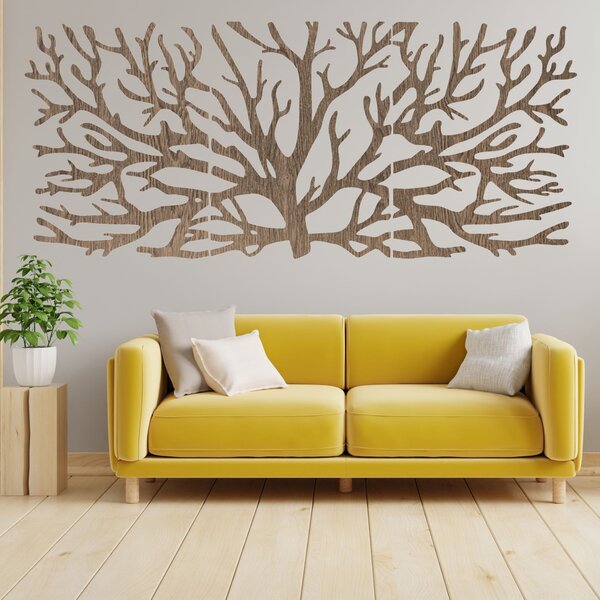 Trojdielny obraz na stenu konáre moderné vetvy stromu | DRNDO: HDF - Javor 50 x 20 cm 4678-110927 HDF0502-akcia20