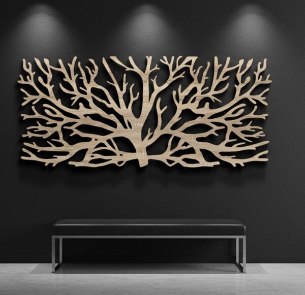 Trojdielny obraz na stenu konáre moderné vetvy stromu | DRNDO: HDF - Javor 50 x 20 cm 4678-110927 HDF0502-akcia20