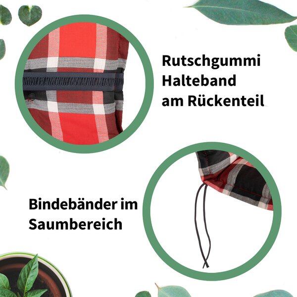 SADA VANKÚŠOV PRE STOLIČKU 4ks Gardenson - Online Only záhrada, Online Only