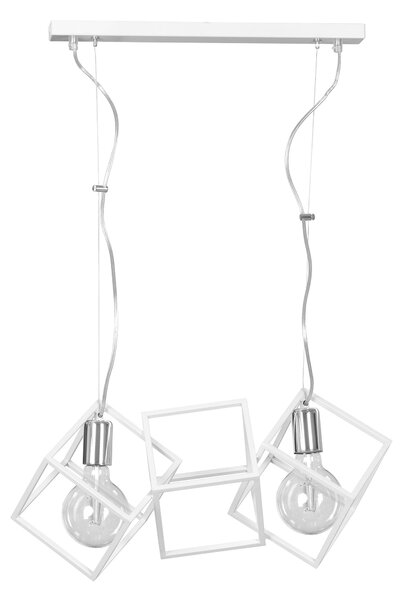 Emibig FABIAN 2 | závesná dizajnová industriálna lampa Farba: Biela