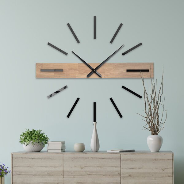 Veľké dizajnové nástenné hodiny | KOPITK: Strieborné ručičky 80 cm 4737-113310 MAS025-3041-SILVER-80