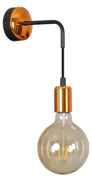 Emibig SPARK K1 | moderná medená nástenná lampa Farba: Čierna
