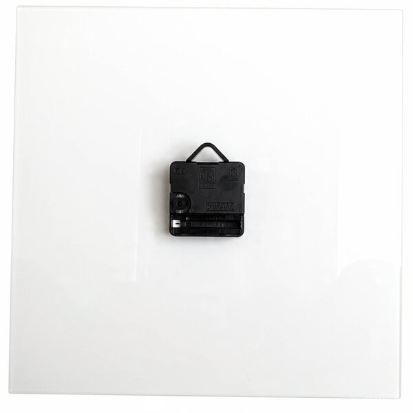 Štvorcové nástenné hodiny 3D | LONDON: Čierne ručičky 20 cm 4753-113565 IA-226-S-BLACK-20