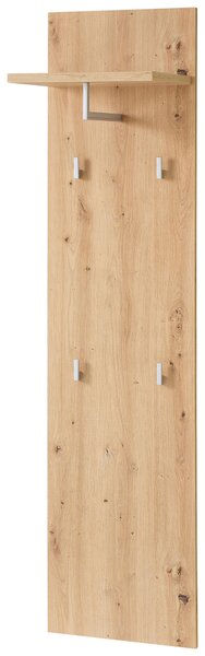 VEŠIAKOVÝ PANEL, dub artisan, 40/158/30 cm - Vešiakové steny, Online Only