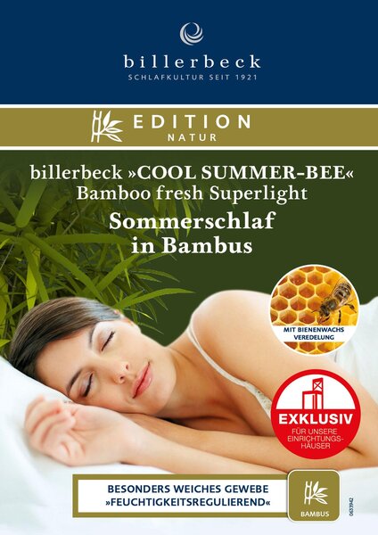 LETNÁ PRIKRÝVKA, 135/200 cm, polyester, bambus Billerbeck - Prikrývky & vankúše, Online Only