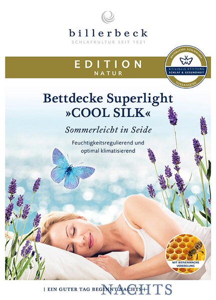 LETNÁ PRIKRÝVKA, 135/200 cm, hodváb Billerbeck - Prikrývky & vankúše, Online Only