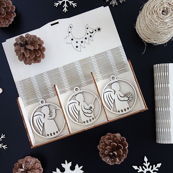 Ozdoby na vianočný stromček, 1 sada-18 kusov 3476 PR0103-Christmas decorati HEU-