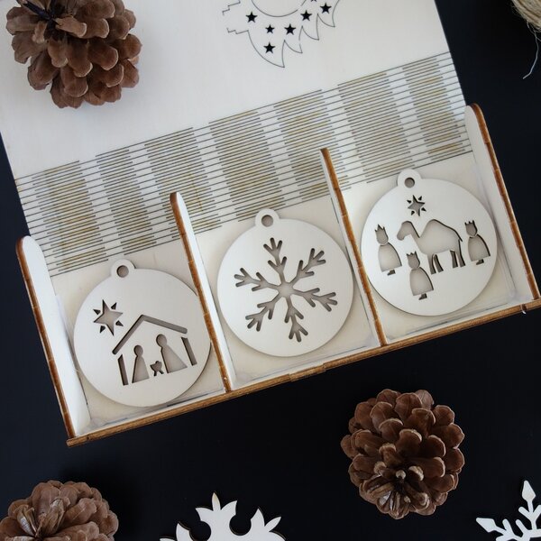 Sada vianočných ozdôb, ktorá poteší, 1 sada-18 kusov MAFFRA 3472 PR0099-Christmas deco HEU-