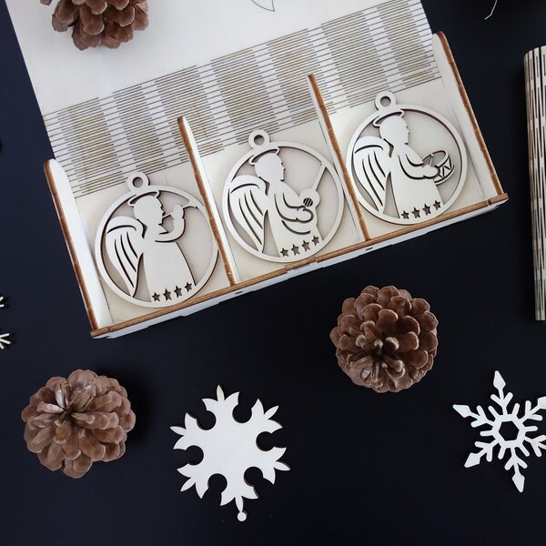 Ozdoby na vianočný stromček, 1 sada-18 kusov 3476 PR0103-Christmas decorati HEU-