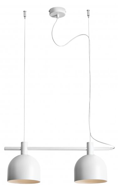 Aldex BERYL 2 | minimalistická visiaca lampa Farba: Biela