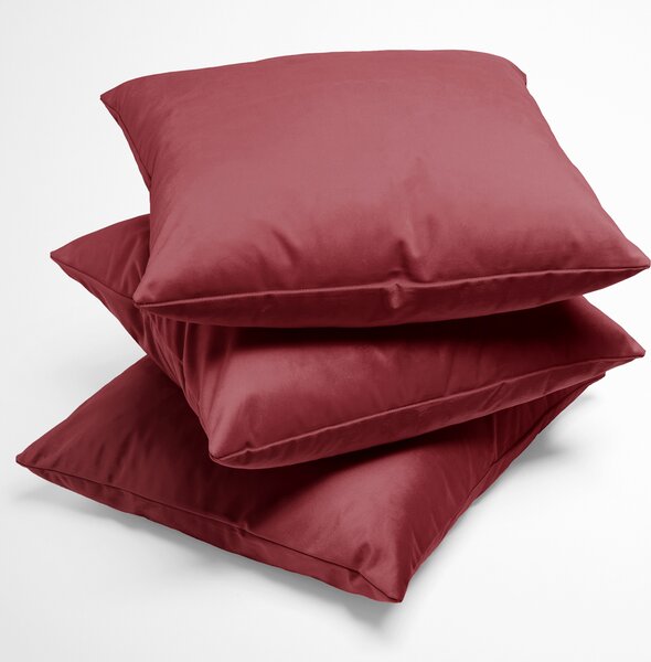 Biante Zamatová obliečka na vankúš Velvet Prémium SVP-050 Vínovo červená 30 x 50 cm