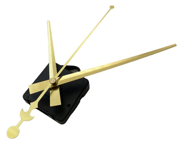 Zlaté hliníkové ručičky na hodiny - dizajn kotvy 16 / 12 cm 4755 R106