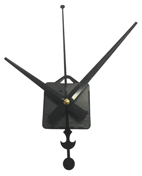 Čierne hliníkové ručičky na hodiny - dizajn kotvy 16 / 12 cm 4754 R105
