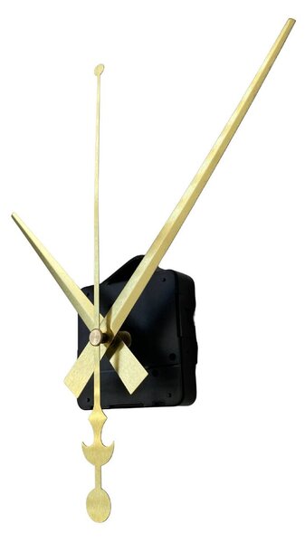 Zlaté hliníkové ručičky na hodiny - dizajn kotvy 16 / 12 cm 4755 R106