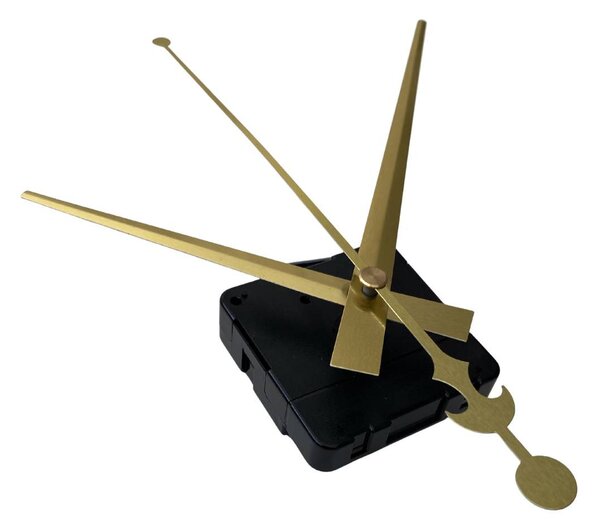 Zlaté hliníkové ručičky na hodiny - dizajn kotvy 16 / 12 cm 4755 R106