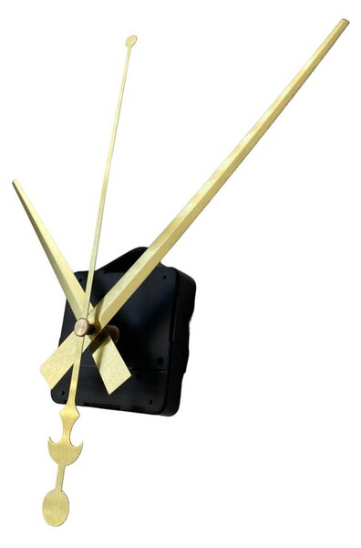 Zlaté hliníkové ručičky na hodiny - dizajn kotvy 16 / 12 cm 4755 R106