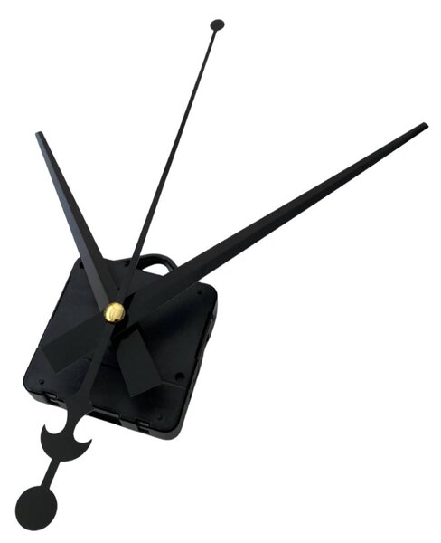 Čierne hliníkové ručičky na hodiny - dizajn kotvy 16 / 12 cm 4754 R105