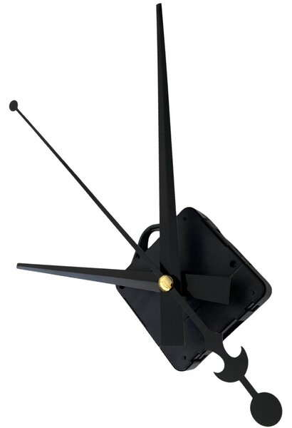 Čierne hliníkové ručičky na hodiny - dizajn kotvy 16 / 12 cm 4754 R105