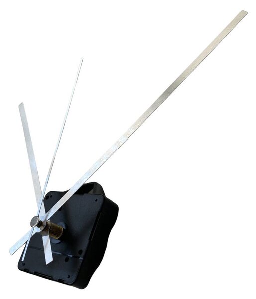 Strieborné rovné hliníkové ručičky na hodiny 18,5 / 14 cm 4761 R110