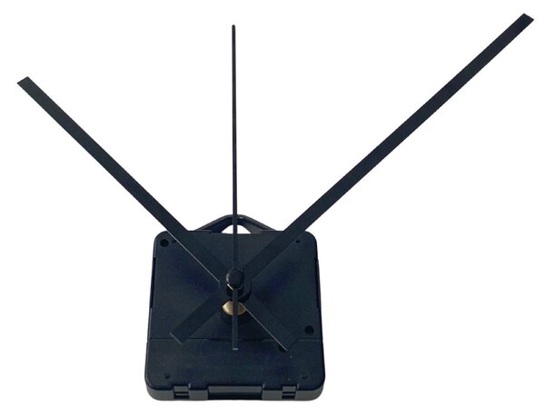 Čierne rovné hliníkové ručičky na hodiny 18,5 / 14 cm 4760 R109