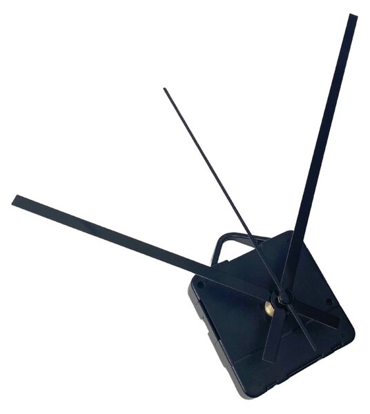 Čierne rovné hliníkové ručičky na hodiny 18,5 / 14 cm 4760 R109