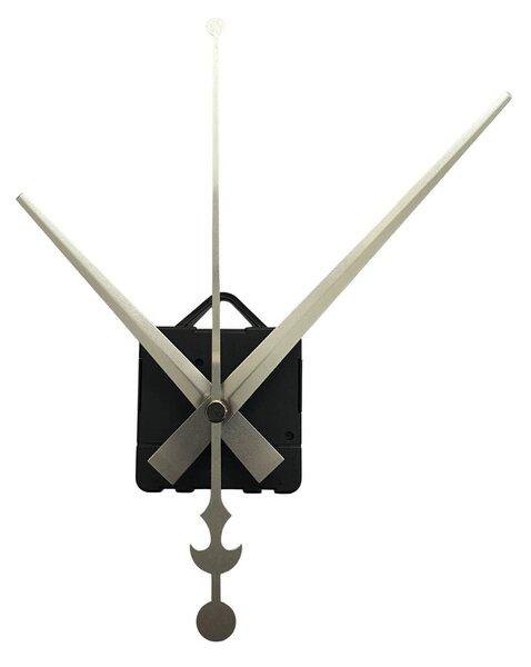 Strieborné hliníkové ručičky na hodiny - dizajn kotvy 16 / 12 cm 4756 R107