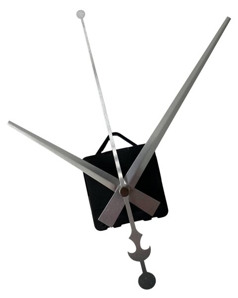 Strieborné hliníkové ručičky na hodiny - dizajn kotvy 16 / 12 cm 4756 R107