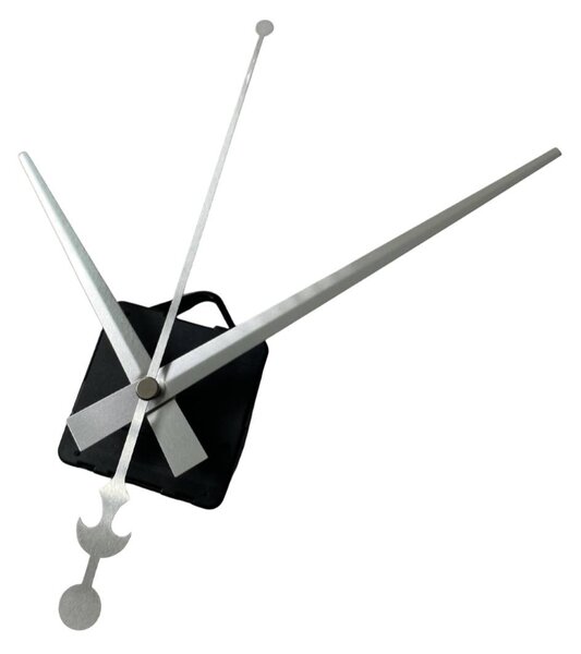 Strieborné hliníkové ručičky na hodiny - dizajn kotvy 16 / 12 cm 4756 R107