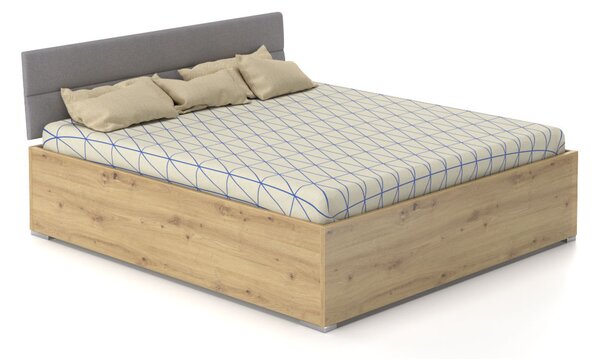 DREVONA Manželská posteľ 160x200 ROXI dub artisan