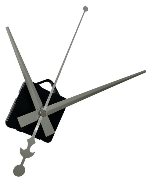 Strieborné hliníkové ručičky na hodiny - dizajn kotvy 16 / 12 cm 4756 R107