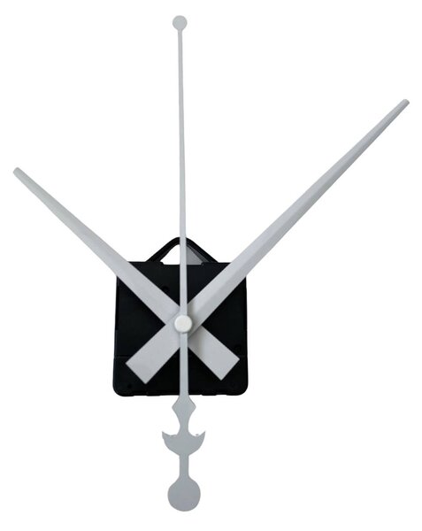 Biele hliníkové ručičky na hodiny - dizajn kotvy 16 / 12 cm 4757 R108