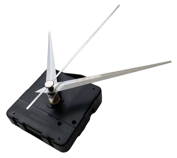 Strieborné špicaté hliníkové ručičky na hodiny 11 / 8,5 cm 4763 R112