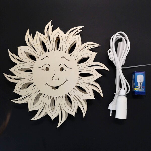 AMADEA Lampa slnka 28 cm
