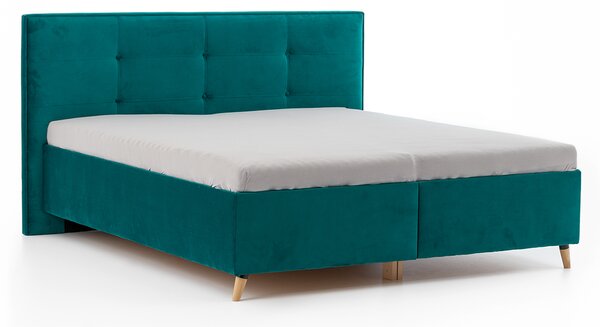 DREVONA® Manželská posteľ 180 cm ZARA, tyrkysová Terra 75