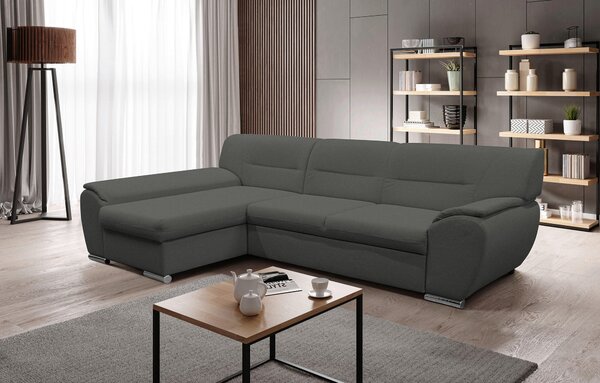 ROHOVÁ SEDAČKA, textil, sivá MID.YOU - Sedačky, Online Only