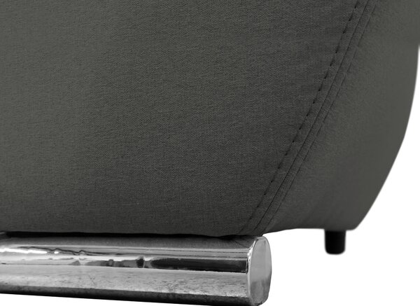 ROHOVÁ SEDAČKA, textil, sivá MID.YOU - Sedačky, Online Only