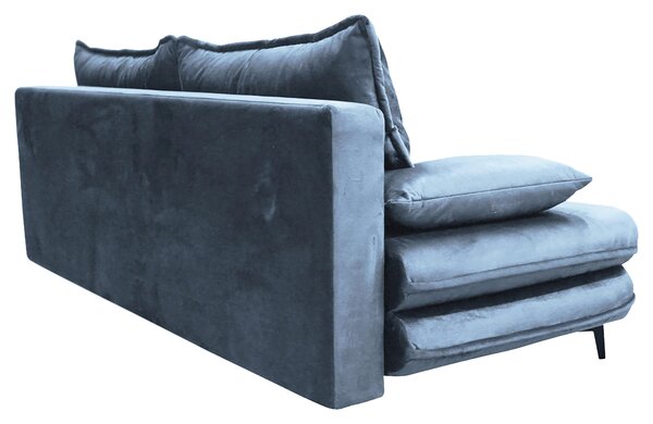 ROZKLADACIA POHOVKA, textil, svetlomodrá MID.YOU - Sedačky, Online Only