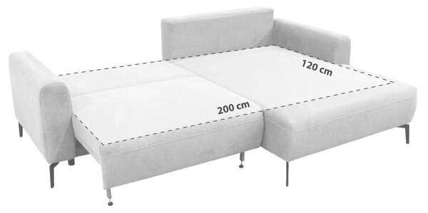 ROHOVÁ SEDAČKA, textil, tmavozelená MID.YOU - Sedačky, Online Only