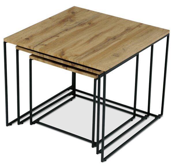 Sada 3 konferenčných stolíkov AF-3008 OAK